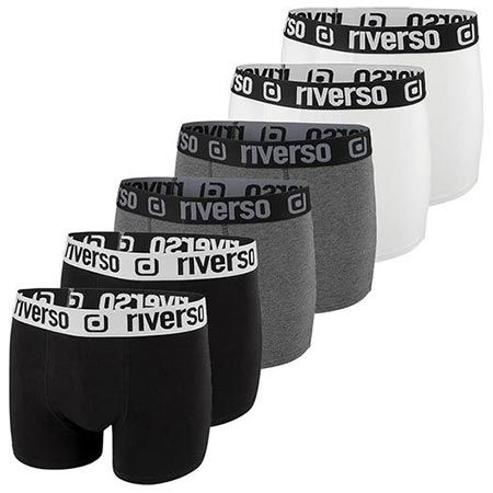 🩳 6er Pack riverso RIVOle Boxershorts für 9,99€ (statt 16€) – 1,67€ pro Shorts!