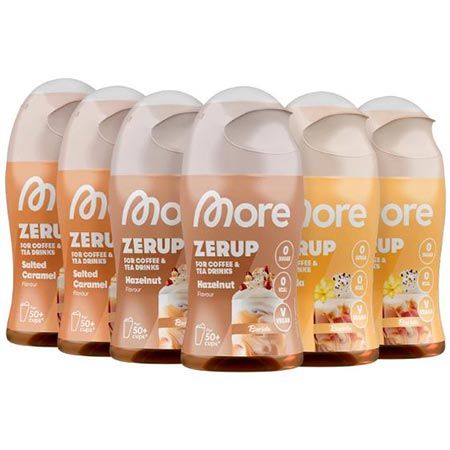 ☕ 6er Pack MORE Barista Zerup Mixed Bundle, je 65ml ab 24,22€ (statt 30€)