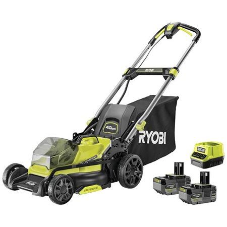🏡 Ryobi RY18LMX40C-240 ONE+ Akku-Rasenmäher, 40cm inkl. Akkus für 328,99€ (statt 400€)