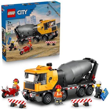 🚧 LEGO 60478 City Betonmischer Baufahrzeug Spielzeug für 25,99€ (statt 30€)