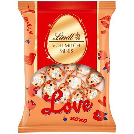 🍫 4er Pack Lindt Mini-Eier Vollmilch Message Edition, je 180g für 23,50€ (statt 30€)