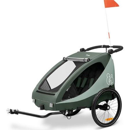 🚸 hauck Dryk Duo Plus 2 in 1 Fahrradanhänger & Buggy für 305,89€ (statt 355€)
