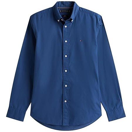 👔 Tommy Hilfiger Flex Poplin Solid Rf Hemd für 39€ (statt 55€)