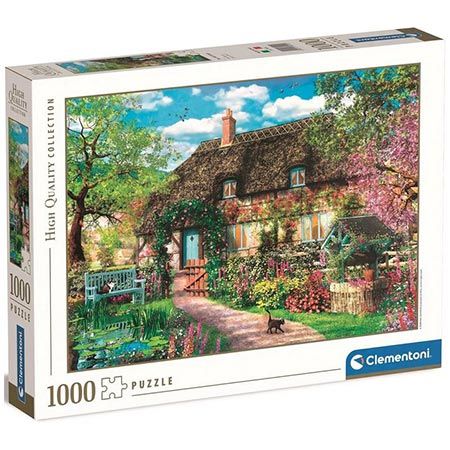 🧩 Clementoni, Das alte Cottage, 1.000 Teile Puzzle für 9,29€ (statt 18€)