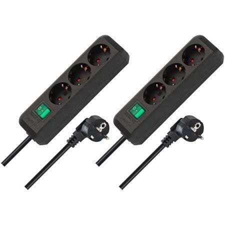 🔌 2er Pack 3-Fach Brennenstuhl Eco-Line Steckdosenleiste für 9,99€ (statt 16€)