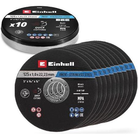 🪚 10er Pack Original Einhell Trennscheiben Metall, 125mm für 6,70€ (statt 9€)