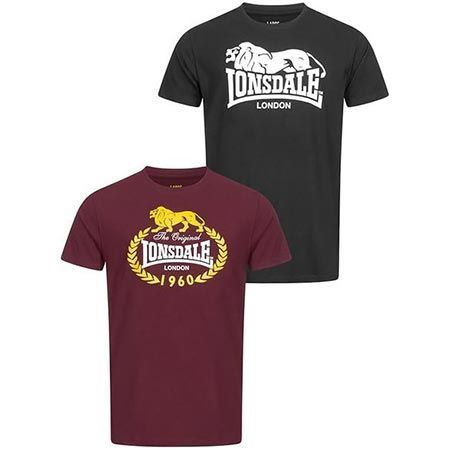 👕 2er Pack Lonsdale Ecclaw T-Shirts für 19,19€ (statt 25€)