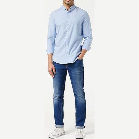 👔 Tommy Jeans TJM Slim Langarm Hemd ab 39,37€ (statt 53€)
