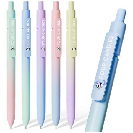 🖊️ 5er Pack Four Candies Gelstifte mit Clip für 6,99€ (statt 10€)