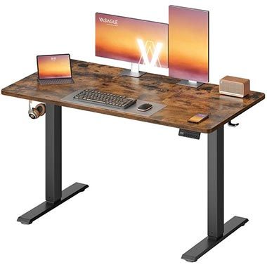 📋 VASAGLE elektr. Schreibtisch mit Memory Funktion mit 4 Höhen für 64,99€ (statt 80€)