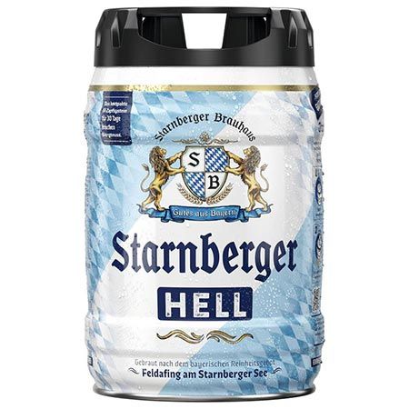 🍺 5 Liter Starnberger Hell Frischefass (Pfandfrei) ab 11,96€ (statt 18€)