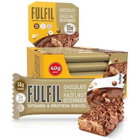 🍫 15er Pack Fulfil Vitamin- & Proteinriegel Chocolate & Hazelnut für 19,61€ (statt 30€)