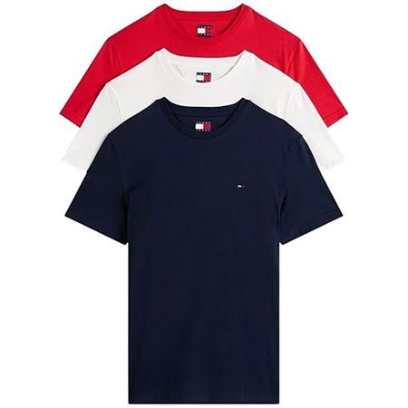 👕 3er Pack Tommy Jeans TJM X-Slim T-Shirts ab 44,68€ (statt 61€)