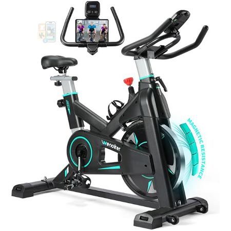 🚲 Wenoker Fahrrad Heimtrainer mit APP & Magnetwiderstand für 131,99€ (statt 240€)