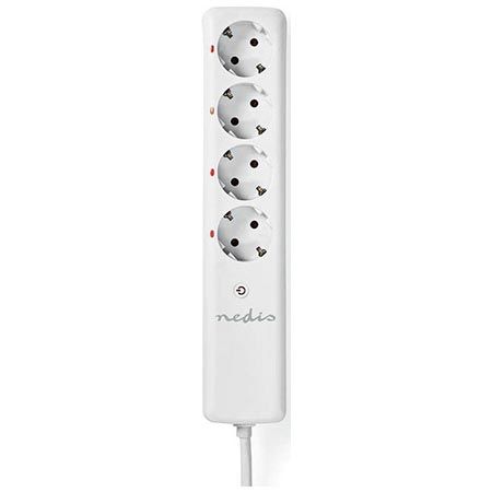🔌 Nedis 4 Fach Schaltbare Steckdosenleiste, 3.680W für 9,99€ (statt 30€)