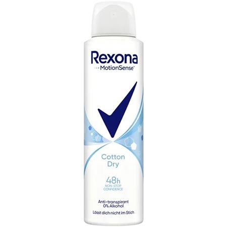 👃🏻 5x Rexona Cotton Dry Antitranspirant Deospray ab 8,45€ (statt 15€)