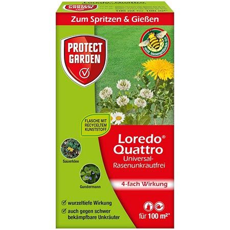 🏡 Protect Garden Loredo Quattro Universal-Rasenunkrautfrei, 100ml für 9€ (statt 14€)