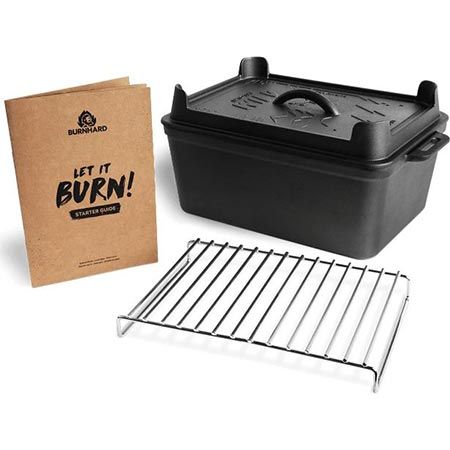 🍲 Burnhard Gusseisen Kastenform mit Pfannendeckel, 6,5L für 50,90€ (statt 64€)