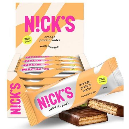 🍫 24er Pack NICKS Low Carb Keto Protein Wafer Riegel Orange ab 23,72€ (statt 35€) 🍫 24er Pack NICKS Low Carb Keto Protein Wafer Riegel Orange ab 23,72€ (statt 35€)