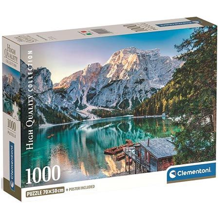 🧩 Clementoni Emerald Braies Lake 1000 Teile Puzzle für 6,73€ (statt 16€)