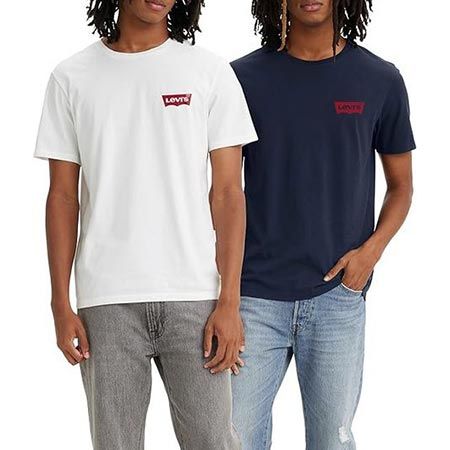 👕 2er Pack Levis Crewneck Graphic Tee T-Shirts ab 21,30€ (statt 35€)