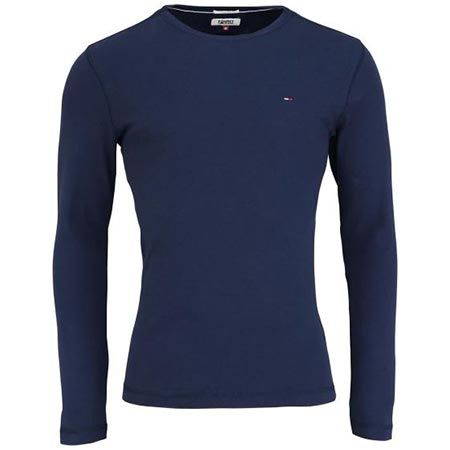 👕 Tommy Jeans Long Sleeved Ribbed Organic Cotton Shirt ab 18,66€ (statt 29€)