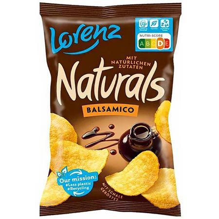 🍟 12x Lorenz Naturals Balsamico Chips, 95g (1,14kg) ab 9,24€ (statt 23€)