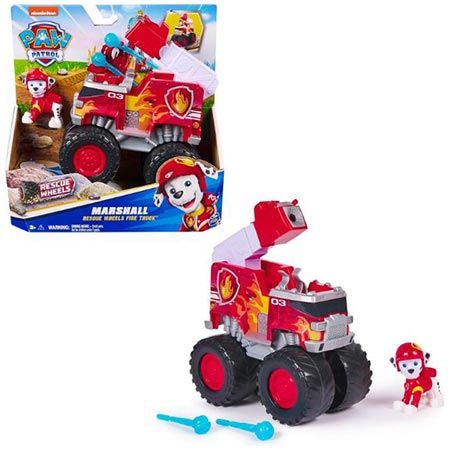 🚒 Paw Patrol Rescue Wheels Marshalls Feuerwehr Monstertruck für 15,58€ (statt 22€)