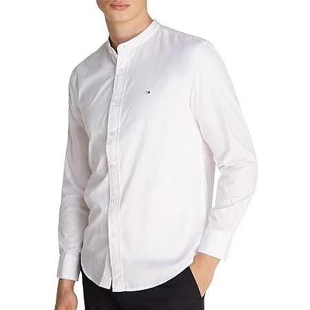 👔 Tommy Hilfiger Flex Poplin Solid Mao Hemd für 37,30€ (statt 58€)
