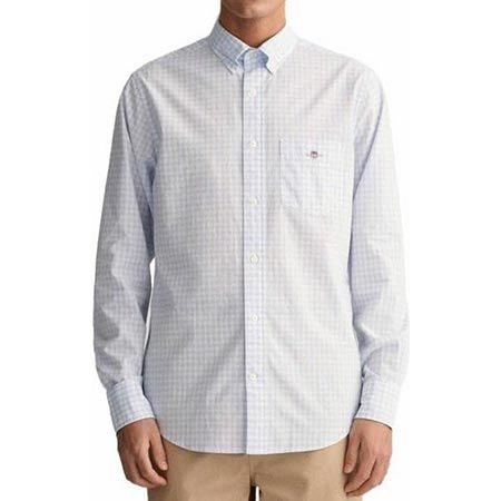 👔 GANT Reg Poplin Gingham Hemd ab 41€ (statt 63€)