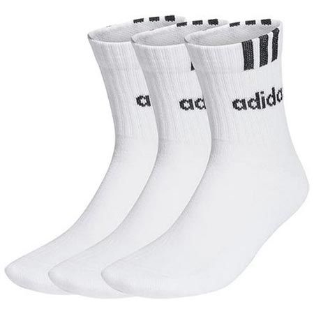 🧦 3er Pack adidas 3-Streifen Linear Half-Crew Cushioned Socken ab 6,54€ (statt 10€)