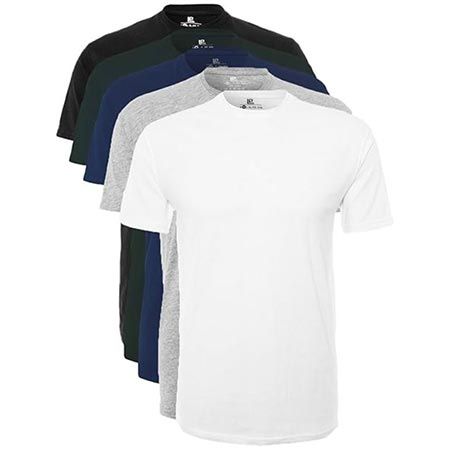 👕 5er Pack Lower East Basic Rundhals T-Shirts im Mix für 24,99€ (statt 35€)