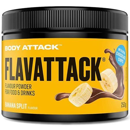 🍌 Body Attack Flavattack Banana Split Flavour Pulver, 250g für 11,99€ (statt 19€)