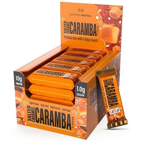 🍫 20er Pack Protein Works Caramba Protein Riegel ab 20,69€ (statt 28€)