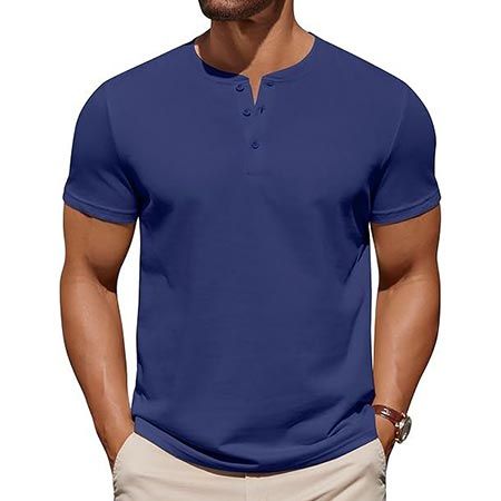 👕 Coofandy Henley Basic Poloshirt in 3 Farben für je 8,99€ (statt 18€)