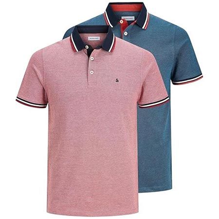 👕 2er Pack Jack & Jones Jjepaulos Poloshirts für 35€ (statt 44€)