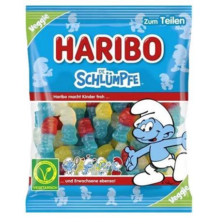 🍬 10 x Haribo Schlümpfe, je 175g (1,75kg!) ab 7,70€ (statt 12€) – Nur 0,77€ pro Tüte