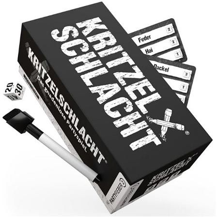🎲 Denkriesen Partyfieber Kritzelschlacht Partyspiel für 14,99€ (statt 20€)