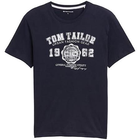 👕 Tom Tailor Baumwoll T-Shirt mit Logo-Print ab 6,70€ (statt 15€)