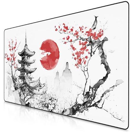 🖱️ Titanwolf Japan Ink Painting XXXL Mauspad, 120x60cm für 25,42€ (statt 30€)