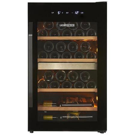 🍾 LichtLuxus Weinkühlschrank mit 2 Zonen für 35 Flaschen für 439,20€ (statt 549€)