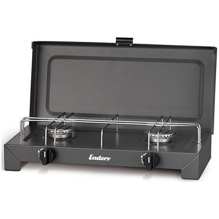 🥩 Enders Canberra 2 Campingkocher, 2-flammig, 2×2,3kW für 33,49€ (statt 42€)