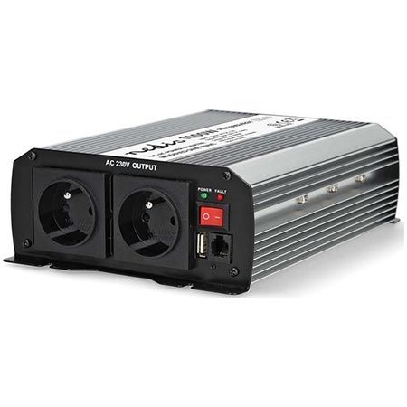 🔌 Nedis 24V auf 230V Wechselrichter, 1.000W/2.000W für 49,30€ (statt 132€)