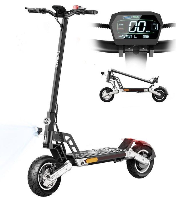 🛴 TODIMART G2 E-Scooter mit ABE, 65km & 500W Motor für 266€ (statt 400€)