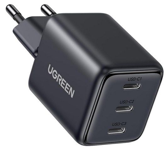 UGREEN USB C Ladegerät 30W GaN Netzteil mit 3 Ports für 11,99€ (statt 14€)