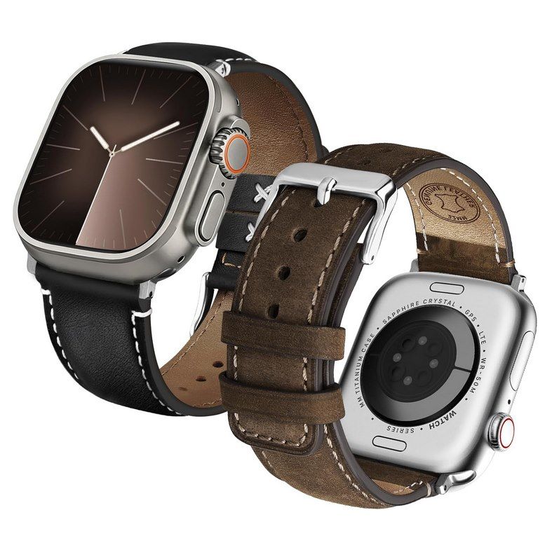 ⌚ 2x Fullmosa Lederarmband für Apple Watch in versch. Designs für je 15,99€ (statt 26€)