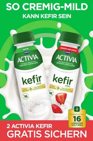 Activia Kefir kostenlos ausprobieren   ab 09.03.