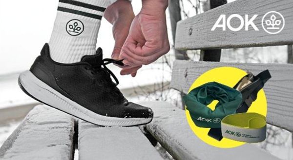 AOK Bayern: Hüfttasche, Multifunktionstuch oder Reflektorband gratis