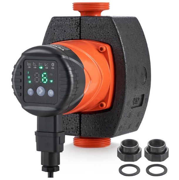 💦 VEVOR Heizungspumpe mit 6m Förderhöhe, 45 W & 60 L/min für 50,51€ (statt 65€)