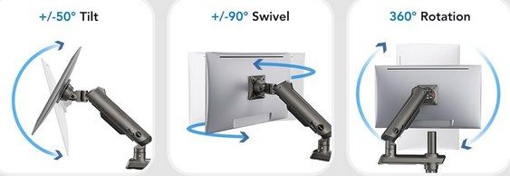 🖥️ HUANUO Monitorhalterung für Ultrawide Bildschirme bis 49 Zoll & 18kg für 55,24€ (statt 85€)